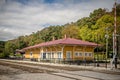 Old rural train station in north carolina Royalty Free Stock Photo