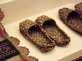 Antique Russian bast shoes