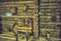 Old Russian log hut Royalty Free Stock Photo