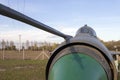 Old russian Mig-21 fighter jet in a military museum Royalty Free Stock Photo