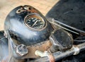 Old russian motorcycle speedometer