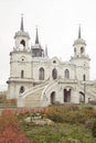 Old russian neogotic church Royalty Free Stock Photo