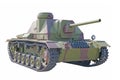 Old Russian self-propelled gun. Royalty Free Stock Photo