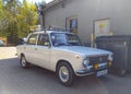 Old Russian or Soviet sedan car Lada side view Royalty Free Stock Photo