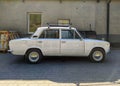 Old Russian or Soviet sedan car Lada side view Royalty Free Stock Photo