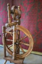Old Russian spinnery machine Royalty Free Stock Photo