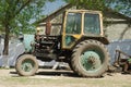Old Russian Tractor Royalty Free Stock Photo