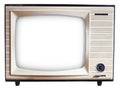 Old Russian TV set Royalty Free Stock Photo