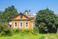 The old russian wood house in Rostov