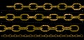 Old rust chain repeatable seamless