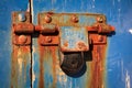 Old rust keylock Royalty Free Stock Photo