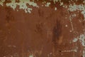 Old Rust textures wall with paint. Perfect background with space Royalty Free Stock Photo