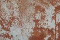 Old Rust textures wall with paint. Perfect background with space Royalty Free Stock Photo