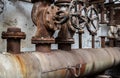 old rust Valve Pipeline