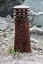 Old rusted Berth lamp Royalty Free Stock Photo