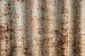 Old and Rusted decay metalsheet wall Royalty Free Stock Photo