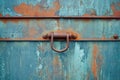 old, rusted door handle Royalty Free Stock Photo
