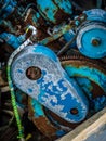 Old rusted engine detail Royalty Free Stock Photo