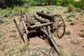 Old rusted farming machines Royalty Free Stock Photo