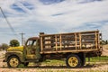 Old Rusted Flat Bed Truck Royalty Free Stock Photo