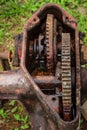 Old rusted gearbox