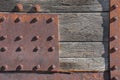 Old rusting wagon hardware Royalty Free Stock Photo