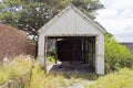 Old rusted iron shed