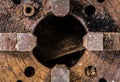 Old rusted metal detail Royalty Free Stock Photo