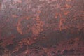 old rusted metal plate with chipped paint Royalty Free Stock Photo