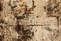 Old rusted metal sheet. Rusty surface caused by oxidation iron. Royalty Free Stock Photo