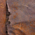 Old rusted metal surface texture Royalty Free Stock Photo