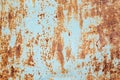 Old rusted metal texture. The surface of rough iron wall.
