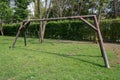 Old rusted playground equipment Royalty Free Stock Photo