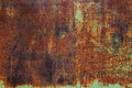 Old rusted sheet metal background.