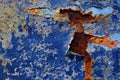 Old Rusted ship hull near Shimen Reservoir, one of the main reservoirs in Taoyuan Royalty Free Stock Photo