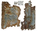 Rusty scrap metal