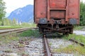 The old rusted train Royalty Free Stock Photo