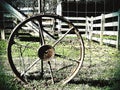 Old rusted wheel Royalty Free Stock Photo