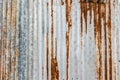 Old rusted zinc surface texture Gray galvanized iron wall texture