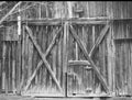 Old rustic barn doors Royalty Free Stock Photo