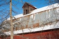 Old rustic barn in Winter Royalty Free Stock Photo