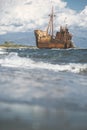 Old rustic big ship Royalty Free Stock Photo