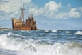 Old rustic big ship Royalty Free Stock Photo