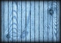 Old Rustic Blue Pine Wood Flooring Vignetted Grunge Texture Royalty Free Stock Photo