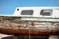 Old and rustic boat in Prvic island