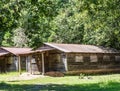 Old Cabins in Woods Royalty Free Stock Photo