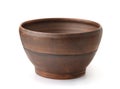 Old rustic clay bowl Royalty Free Stock Photo