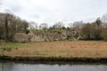 Old houses in english countryside Royalty Free Stock Photo