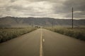 A old rustic road leading to Sheep mountain from Lake Hattie, Laramie, Wyoming