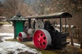 Old rustic steamroller Royalty Free Stock Photo